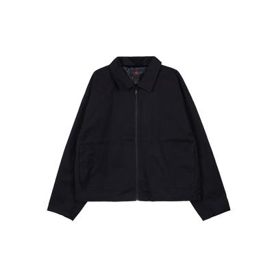 Jordan XJ Balvin Collaboration FW23 Однотонная куртка Тренерская верхняя одежда унисекс с длинными рукавами Черный FJ6136-010