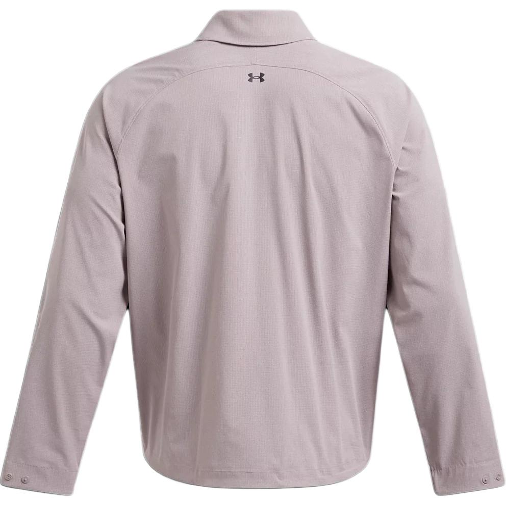 Under Armour Неудержимая сплошная эластичная тканая куртка на молнии для мужчин, куртки Fatigue-Gray 1383029-015