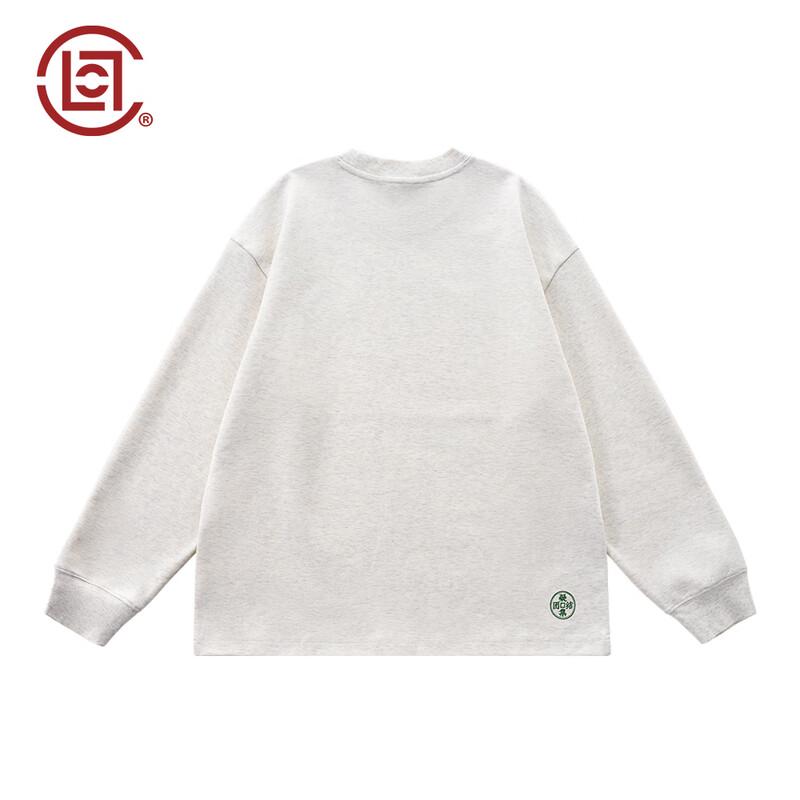 CLOT Panda Embroidery Neo-Chinese Style Long-Sleeve Cotton T-Shirt