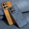 Чехол для Motorola Moto G15 Роскошный чехол для телефона из ПУ кожи для Motorola G15 Задняя крышка Ударопрочный Силиконовый Матовый Полная защита