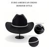 Shiny Glitter Rhinestone Jazz Hat Silver Top Hat Vintage Sun Hat  Street Party