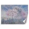 Wallpaper Blooming Tree In the Meadow Old Faded