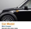 Hotimp Compatible Sequential Fiber LED Side Marker Turn Signals for MINI R50 R52 R53 (Smoked Lens)