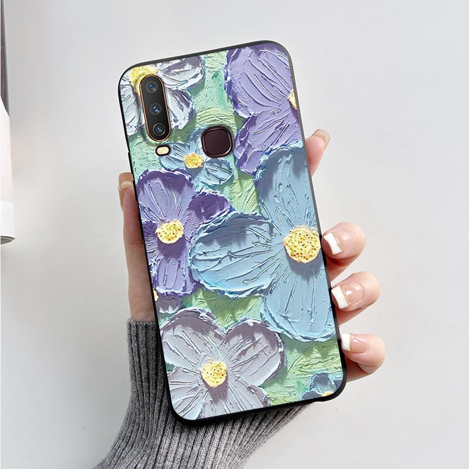 For Vivo Y12 Case 1904 1940 Cartoon Bear Frog Cover For Vivo Y15 Y17 1902 1901 Soft Silicone Phone Case For Vivo Y17 Y12 Bumper