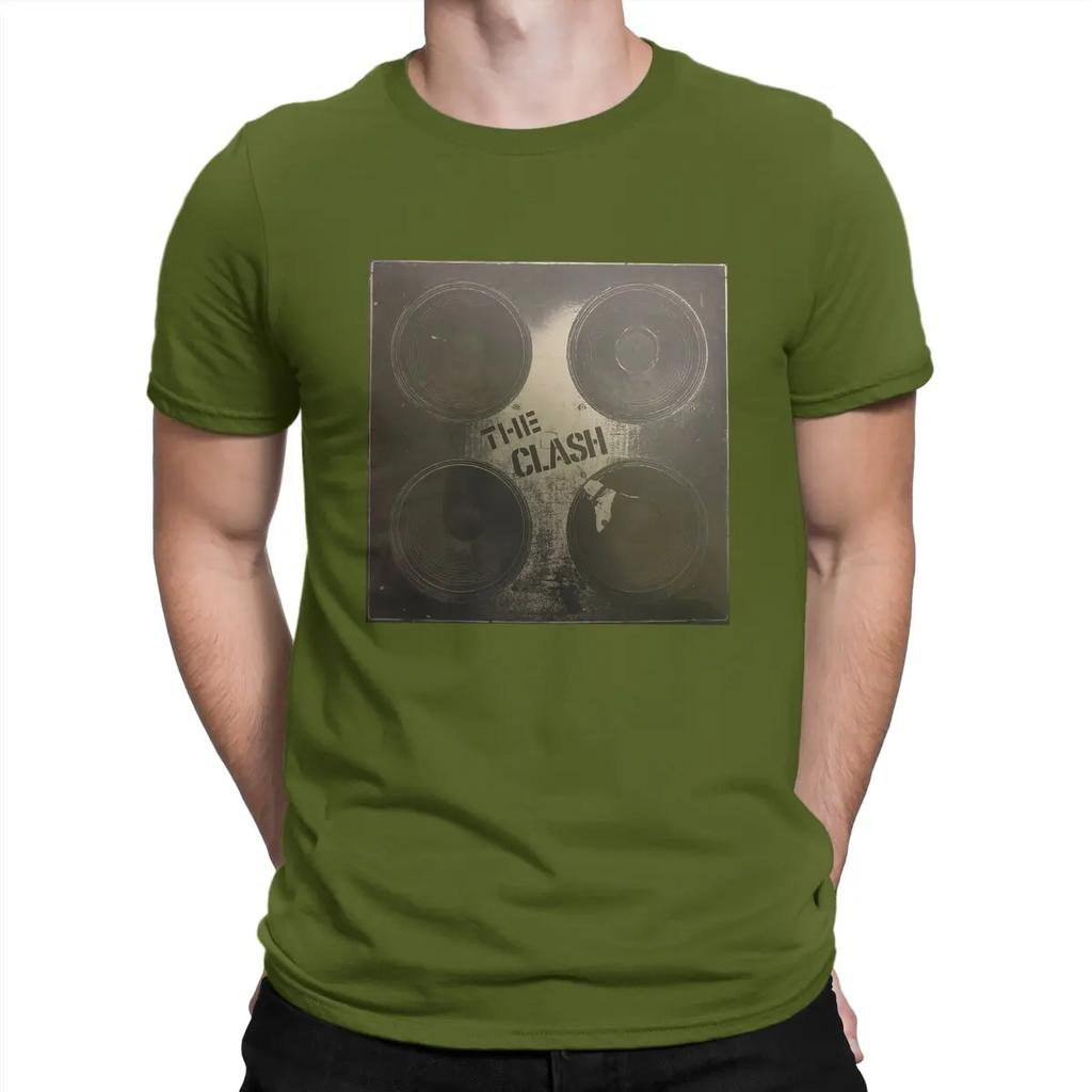 T-The Clashs Newest TShirt for Men Complete Control Round Neck Basic T Shirt Distinctive Birthday Gifts OutdoorWear