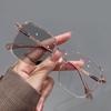Photochromic Anti Radiation Large Frame Glasses Shades For Woman/Man Transition Eyeglasses Replaceable Lens