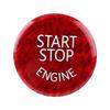 Carbon Fiber Engine Stop Switch Button Cover Sticker for BMW E Underpan Car
