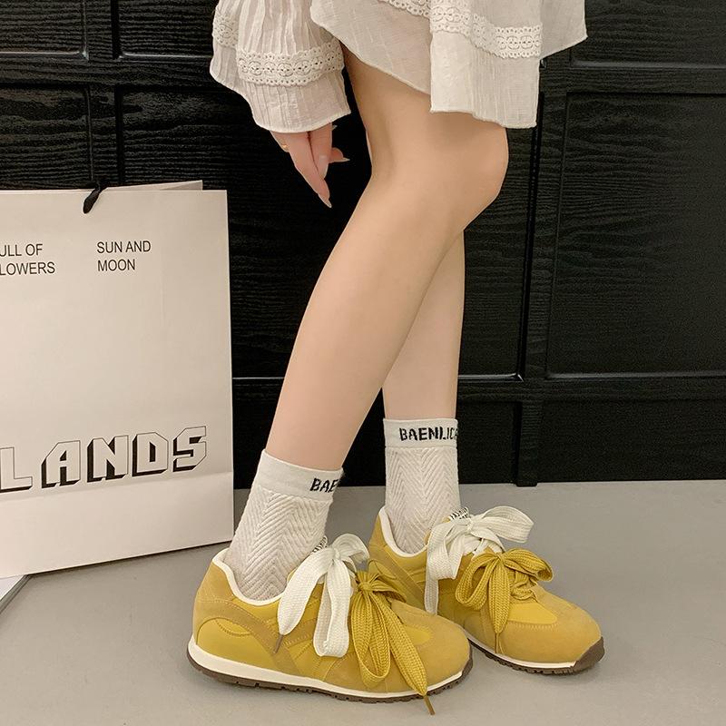 Женские туфли Dexun на плоской подошве 2025 новая летняя фиолетовая обувь Forrest Gump на мягкой подошве суперпопулярная повседневная обувь