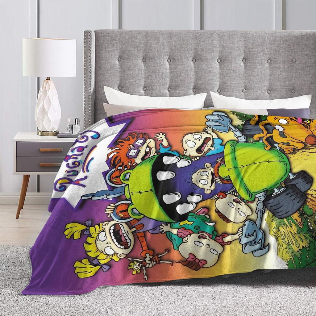Rugrats Chuckie Finster Blankets Quality Warm Soft Bedding Throws Winter Camping Couch Chair Sofa Bed Aesthetic Bedspread