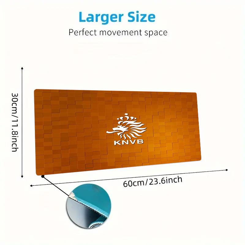 KNVB Large Size Mouse Pad Large Gaming Table Cushion Non-slip Laptop Tablet Big Mousepad XXL Mat Mini PC Playmat With Lock edge