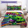 Hulk Green Giant Smash Bedding Without Core 1 Duvet Cover 2 Pillowcase Without Core Soft And Comfortable Duvet Cover And Pillowcase