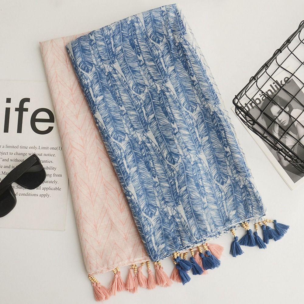 Style Ethnic Style Female Wraps Cotton Linen Scarf Korean Style Scarves Bohemian Style Shawl