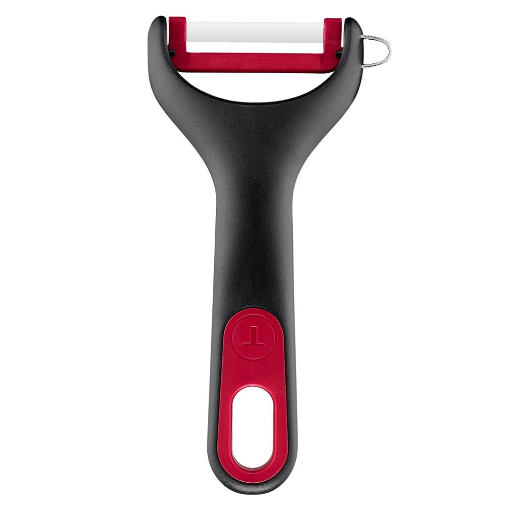 T-fal Ingenio+ Овощечистка с вращающимся лезвием, овощечистка с защитным чехлом K19306
