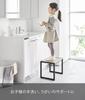 Yamazaki (Yamazaki) [Complete Product] Step Stool H30 Black W40 x D28 x H30.1cm Tower Step High Type No Assembly Required 10124