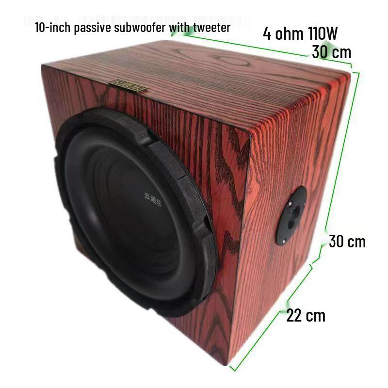 4-inch, 5-inch, 6.5-inch Passive Bookshelf & Car Subwoofer for Home Use