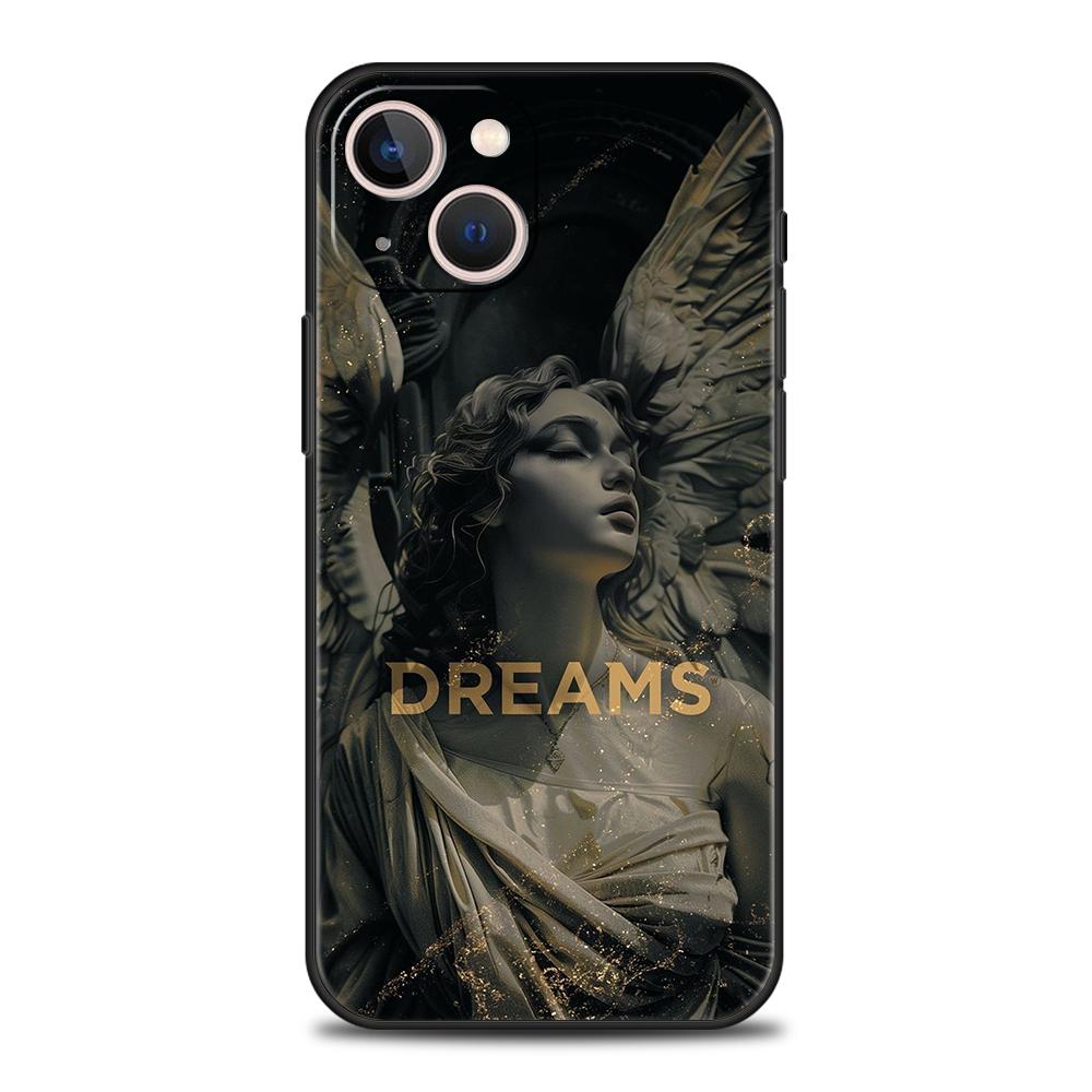 Чехол для телефона для iPhone 17 16 15 14 13 12 Pro Max 11 Pro Max 17 AIR Plus Ударопрочный Мягкий ТПУ Модный Древнегреческие Статуи