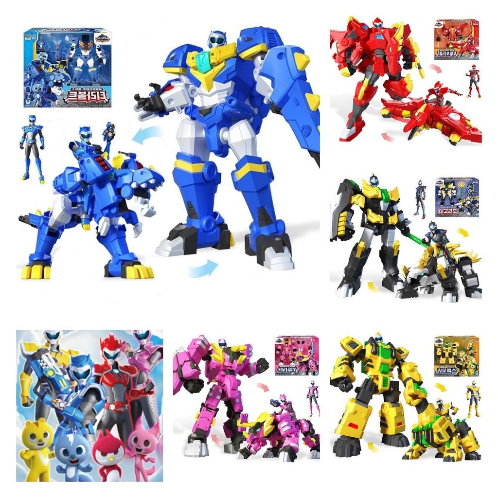 Mini Special Forces Toy Super Dino Power Mecha Transformation Robot For Boys