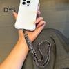 Mobile Phone Lanyard Lightweight Badge Clip Phone Chain Metal Buckle Back Strap Long Phone Case Chain