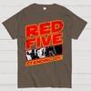 Red 5 Standing By Unisex 100% Cotton Summer Casual Cool Loose T-Shirt