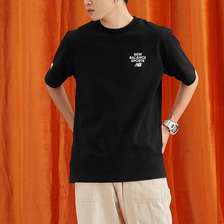 New Balance Logo Print Tee Asia Sizing 'Black' Unisex 5ED12093-BK
