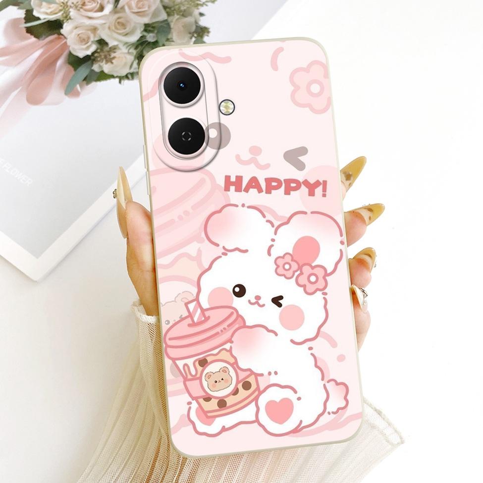 Чехол для Tecno KM4 Чехол для Tecno Spark Go 2 Роскошный Модный Милый Мультяшный Забавный Расписной Силиконовый Чехол для Телефона