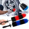 Car Wheel Wash Brush Plastic Handle Vehicle Big Brush for Car Wheel Rim Cleaning Tyre Tire Washing Brushes Tool Auto Accessories