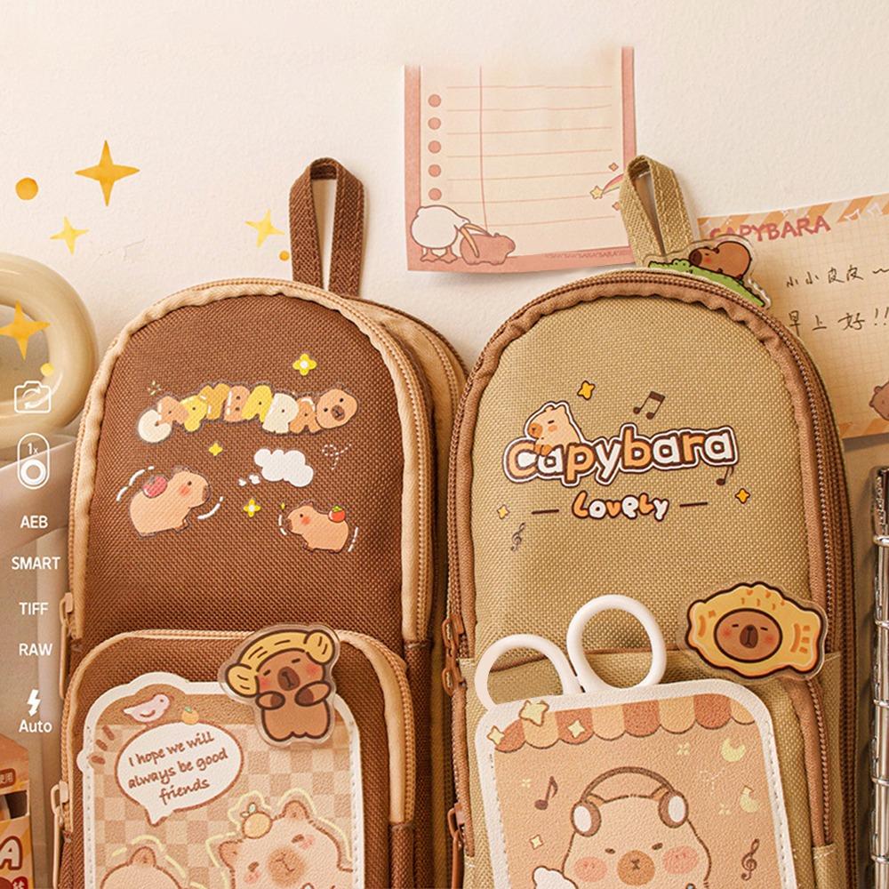 Мультяшные пеналы Capybara сумка для хранения Горячая Распродажа Capybara пенал школьные канцелярские принадлежности