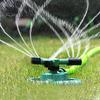 360-Degree Rotating Lawn Sprinkler 3 Arm Design Universal Simple Installation Wider Coverage Automatic Garden Yard Sprinkler Tool