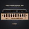 Гуогуан 24-отверстная начинающая полифоническая губная гармошка - тональность C подарочный набор