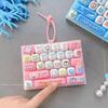 26 Key Mini Keyboard Pendant Cute Design Keyboard Keychain  Popular Pendant