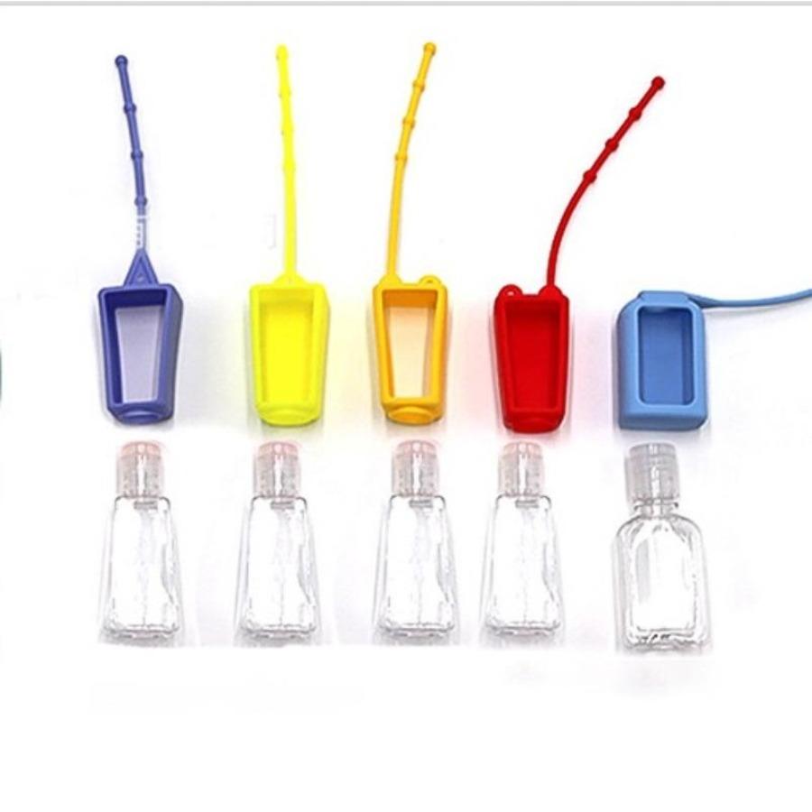 30 мл Дезинфицирующее средство для рук Бутылка с крючком Силиконовый чехол, Чехол для флакона духов Портативная Автомобильная бутылка для дезинфекции Комар