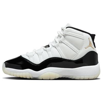 Детские кроссовки Air 11 Retro GS Gratitude / Defining Moments Белый Черный Металлик-Золотой 378038-170