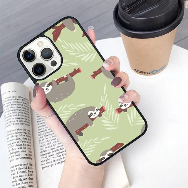 Cute Lovely Cozy Sloth Animal phone Case Cover For iPhone 17 Air 16 15 14 Plus For apple 16 11 12 13 Pro Max coque