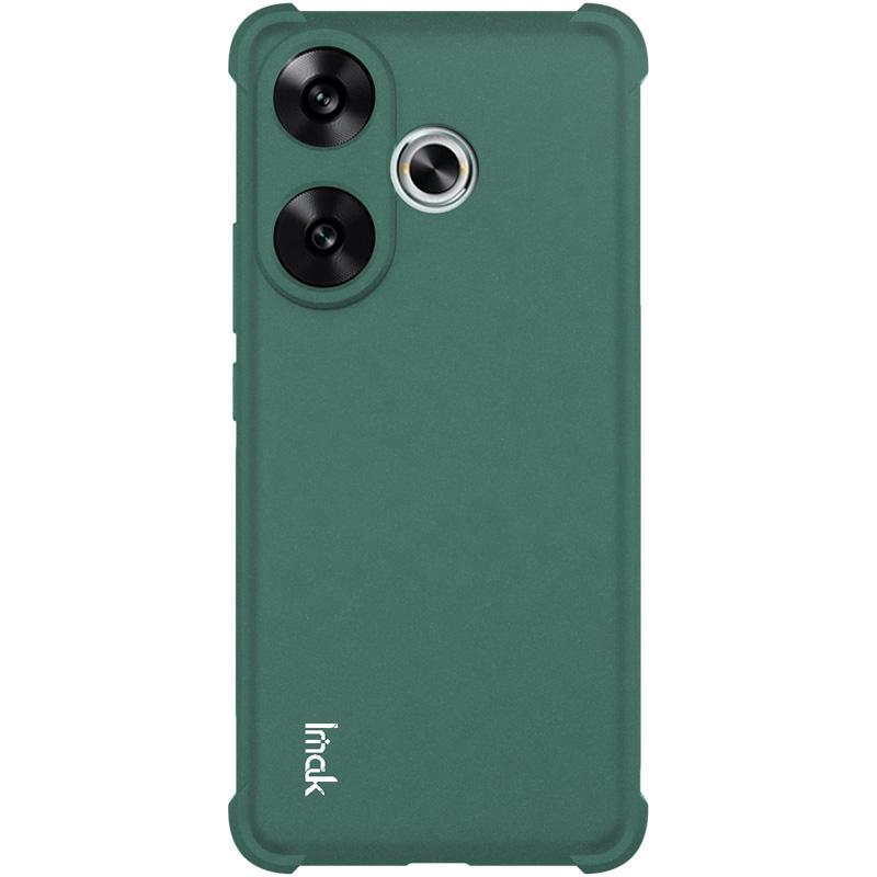 IMAK Чехол для Xiaomi Redmi Turbo 3 5G/Poco F6 5G Матовый ТПУ Ударопрочный С воздушной подушкой Чехол для телефона