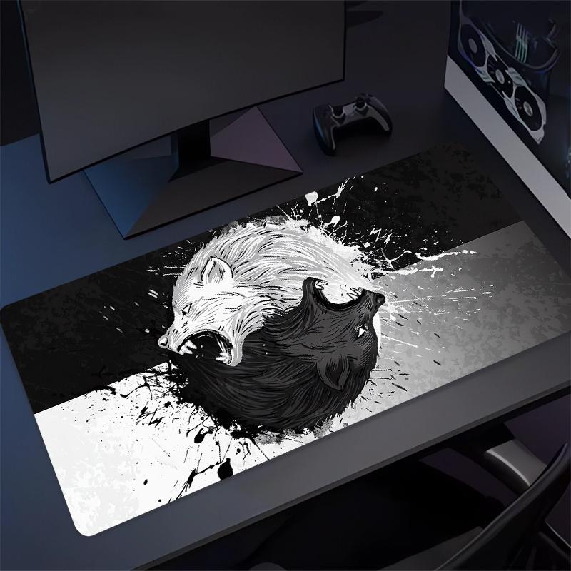 Simple Rectangle Mouse Pad Cloth Material NonSlip Base Mouse Mat For Office Home Gaming Study Computer Laptop Desktop