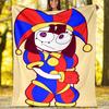 The Amazing Digital Circus Theme Printed Blanket - Perfect for Couch, Bed, Travel & Outdoor Use | Machine Washable, Cozy & Durable.