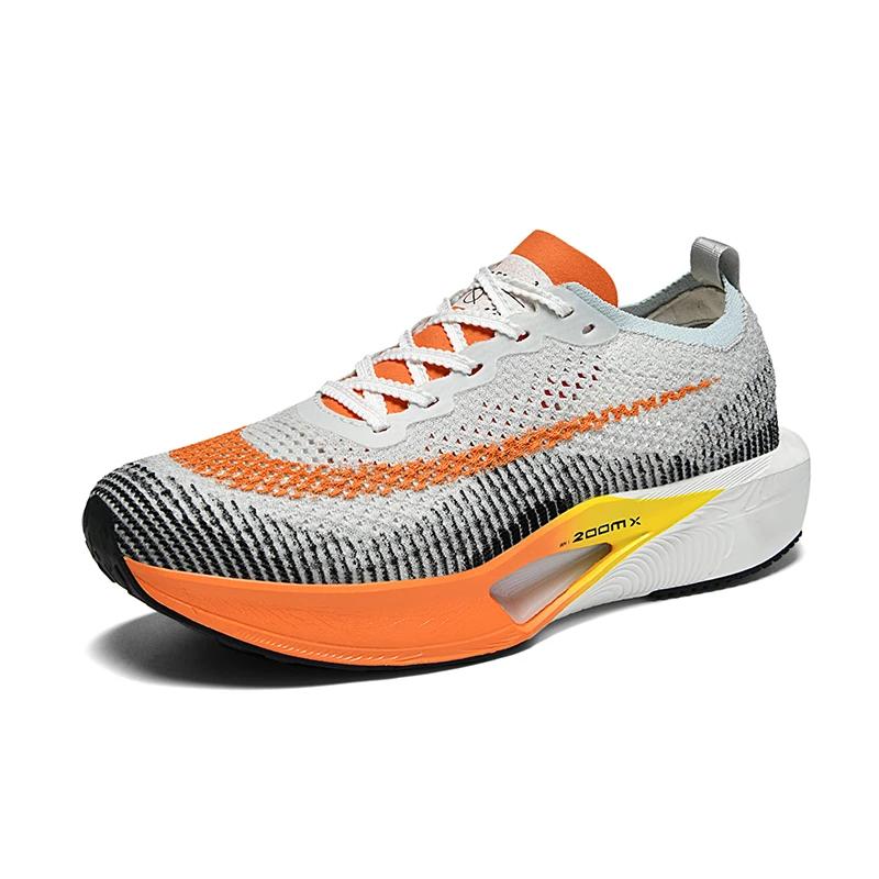 Running Shoes Men Mesh Flat Cushioning2024 New Breathable Lace-Up Outdoor Gym Jogging Shoes 2024 Luxury Design Sneakers Man