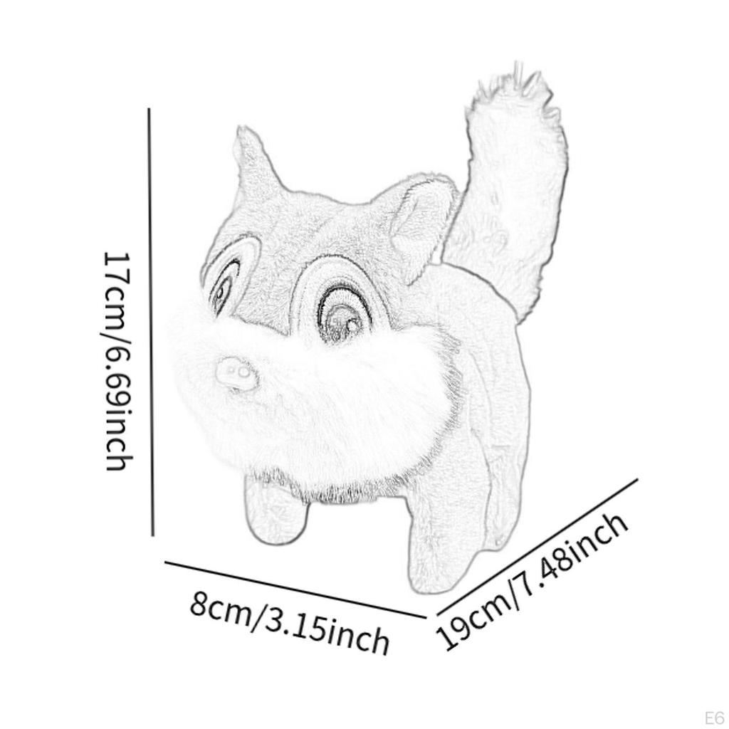 Electric Plush Toy Companion Animal Animated Sound Interactive Toys Electronic Pet Stuffed