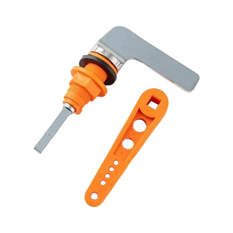 Запасные комплекты для ручки смыва унитаза Сплав цинка Ручка смыва унитаза Ручки смыва унитаза Рычаг смыва для большинства бачков унитаза