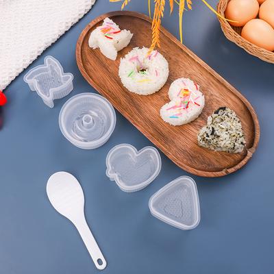 Прозрачная форма для суши из риса и овощей, форма для самостоятельного изготовления, детская форма для риса в форме мультфильма, форма для суши и печенья, аксессуары для бенто
