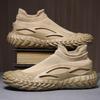 Men's Shoes New Soft-soled Comfortable Running Shoes Fashionable Flying-woven Sports Shoes Simple Casual Shoes