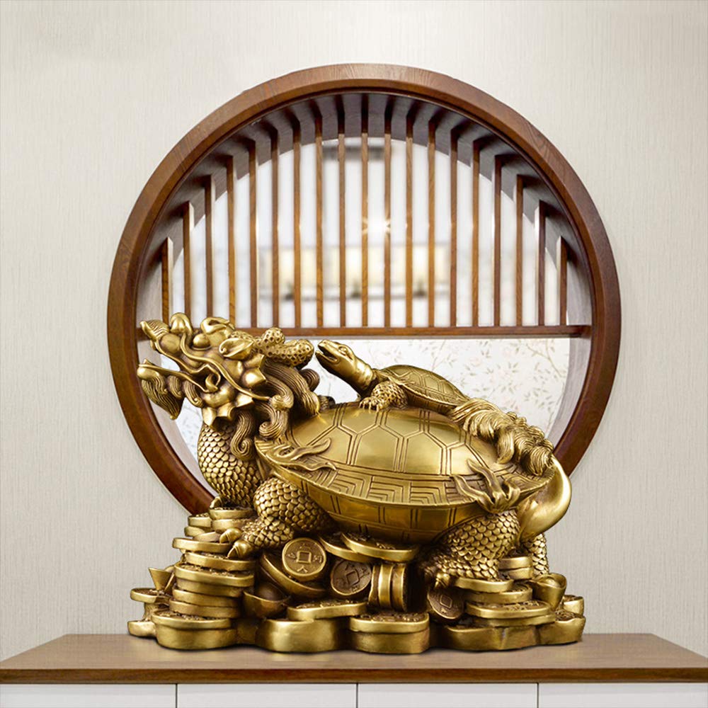 Дракон Черепаха Лонги Родитель и ребенок с пятью императорами Монета Медь Латунь Фэн-шуй Товары Украшение Удача Удача Удача Удача Удача Бизнес