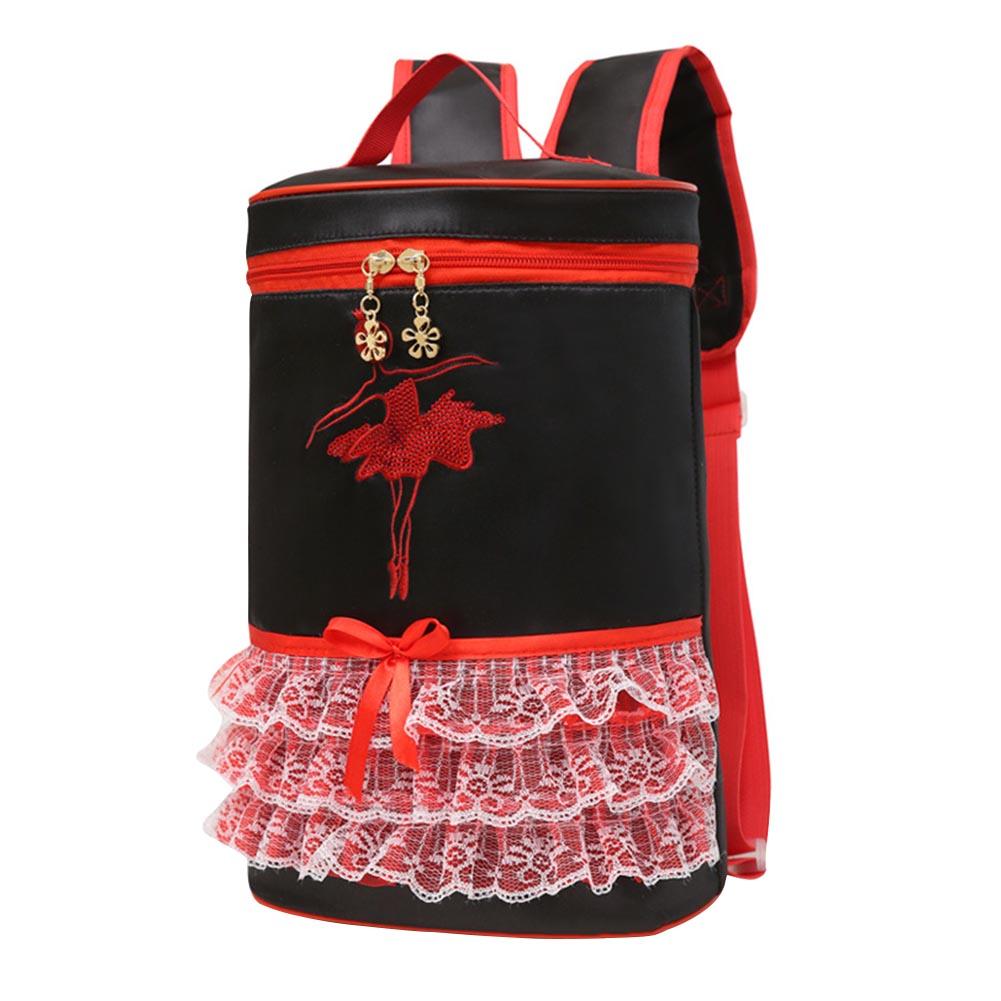 Подарки для девочек, милая верхняя ручка, декор балерины, балетный рюкзак, застежка-молния, регулируемый ремень, износостойкая танцевальная сумка, галстук-бабочка