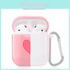 Прочный противоударный силиконовый чехол в форме сердца для Airpods с модным дизайном