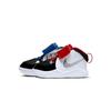 Nike Баскетбольные кроссовки Team Hustle D 9 Auto Mid top Черно-белые для младенцев и малышей CK0617-001