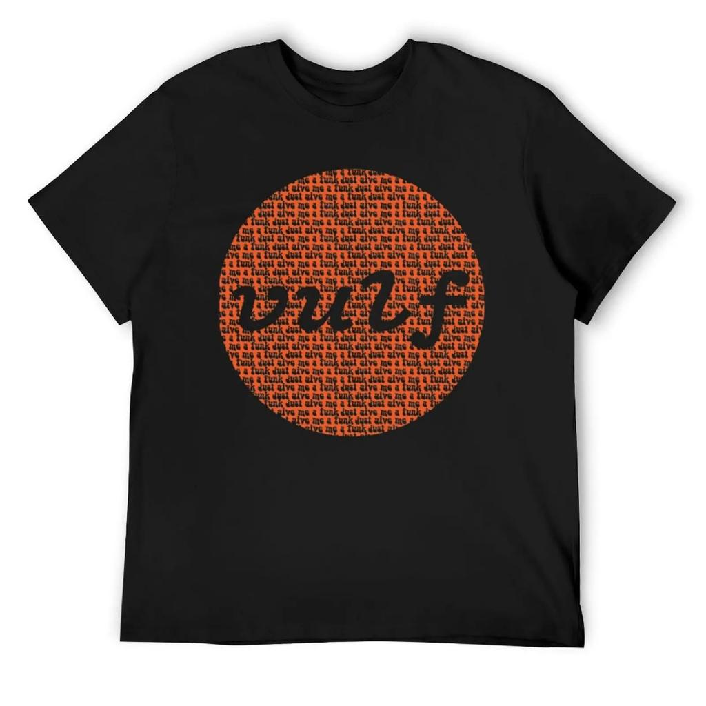 Футболка Vulfpeck Vulf Circle Оранжевый принт Футболки уличная одежда мужская одежда