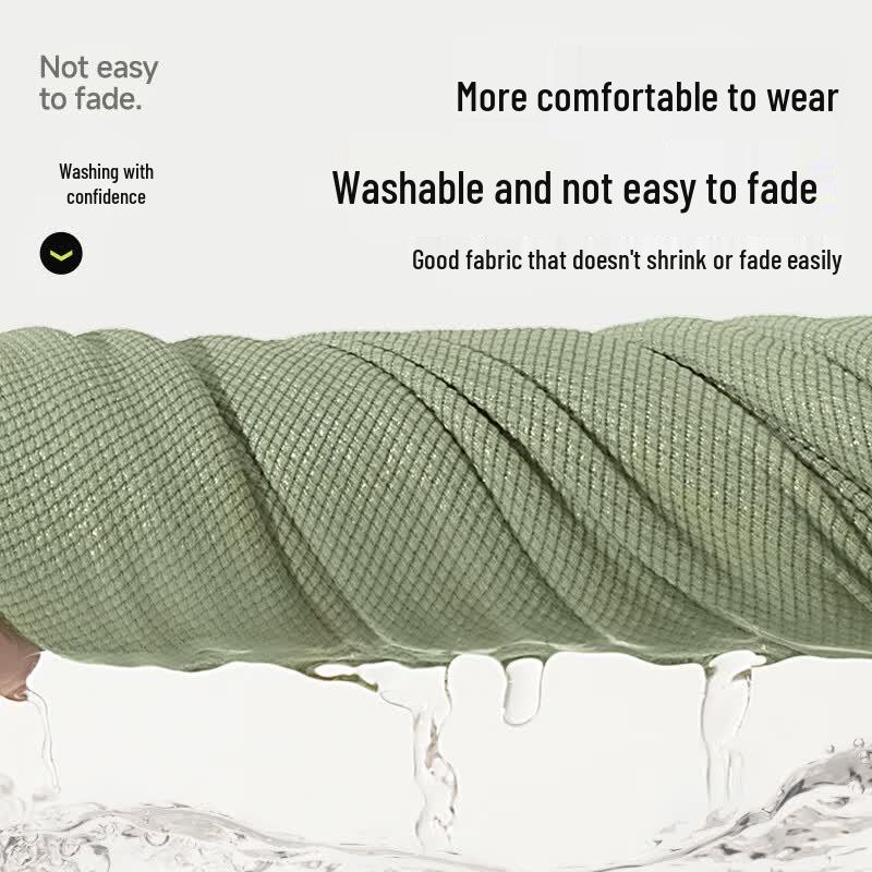 MINISO Мужская вафельная футболка с длинным рукавом