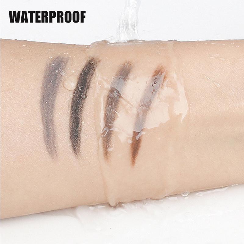 Карандаш для бровей с двойной головкой, супер тонкий, долговечный, водонепроницаемый карандаш для бровей с треугольной головкой