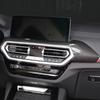 Для BMW X3 X4 G01 G02 2022 автомобильный Стайлинг задний кондиционер вентиляционное отверстие рамка охватывает внутренние наклейки из углеродного волокна