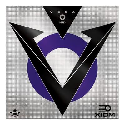 Накладка для настольного тенниса XIOM Vega O Mid Inverted Soft Balanced, Красная, 2.1 мм, 850051